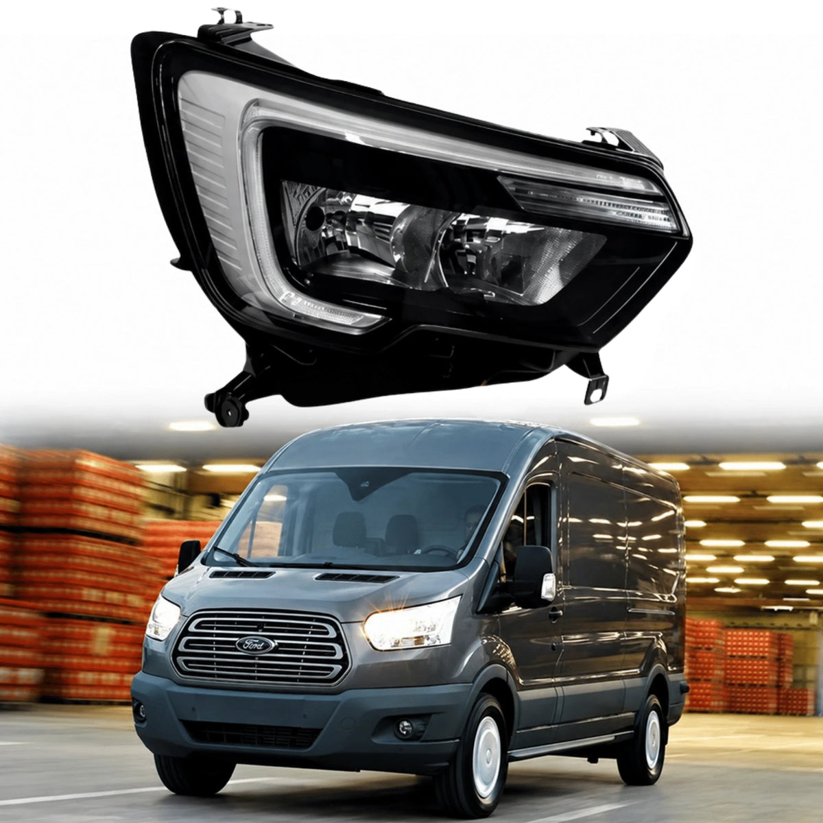 Image of Renault Master Front Right LED DRL Headlamp – 260107625R