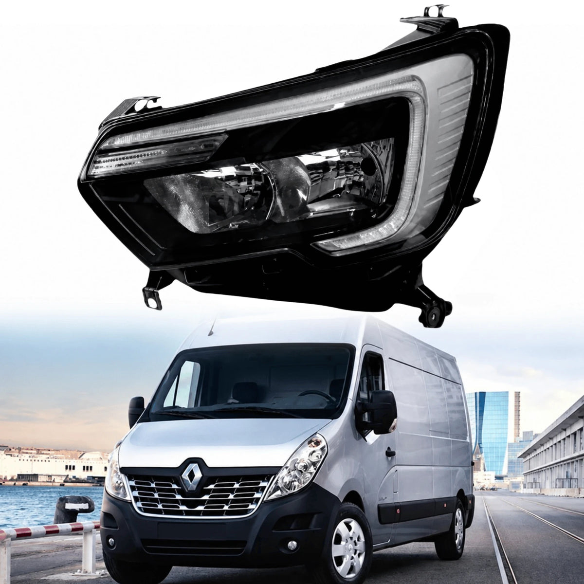Image of Renault Master 2019–2025 Right Side Headlight – 260107625R