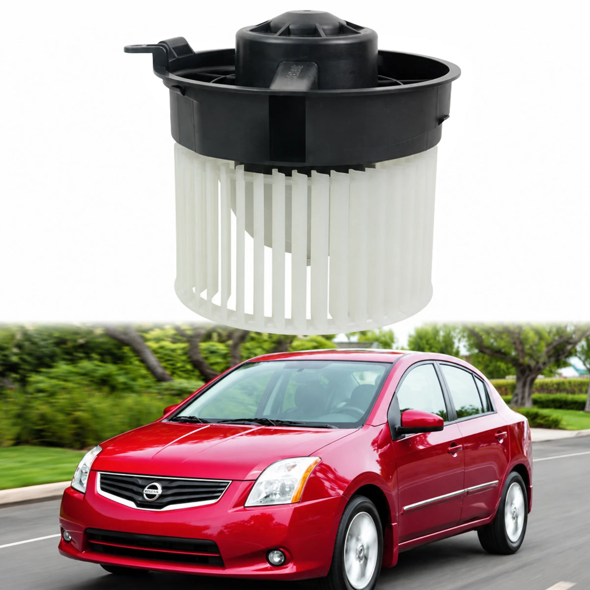 Image of Nissan Qashqai +2 Blower Fan Motor 27225ET00A Direct Fit Replacement