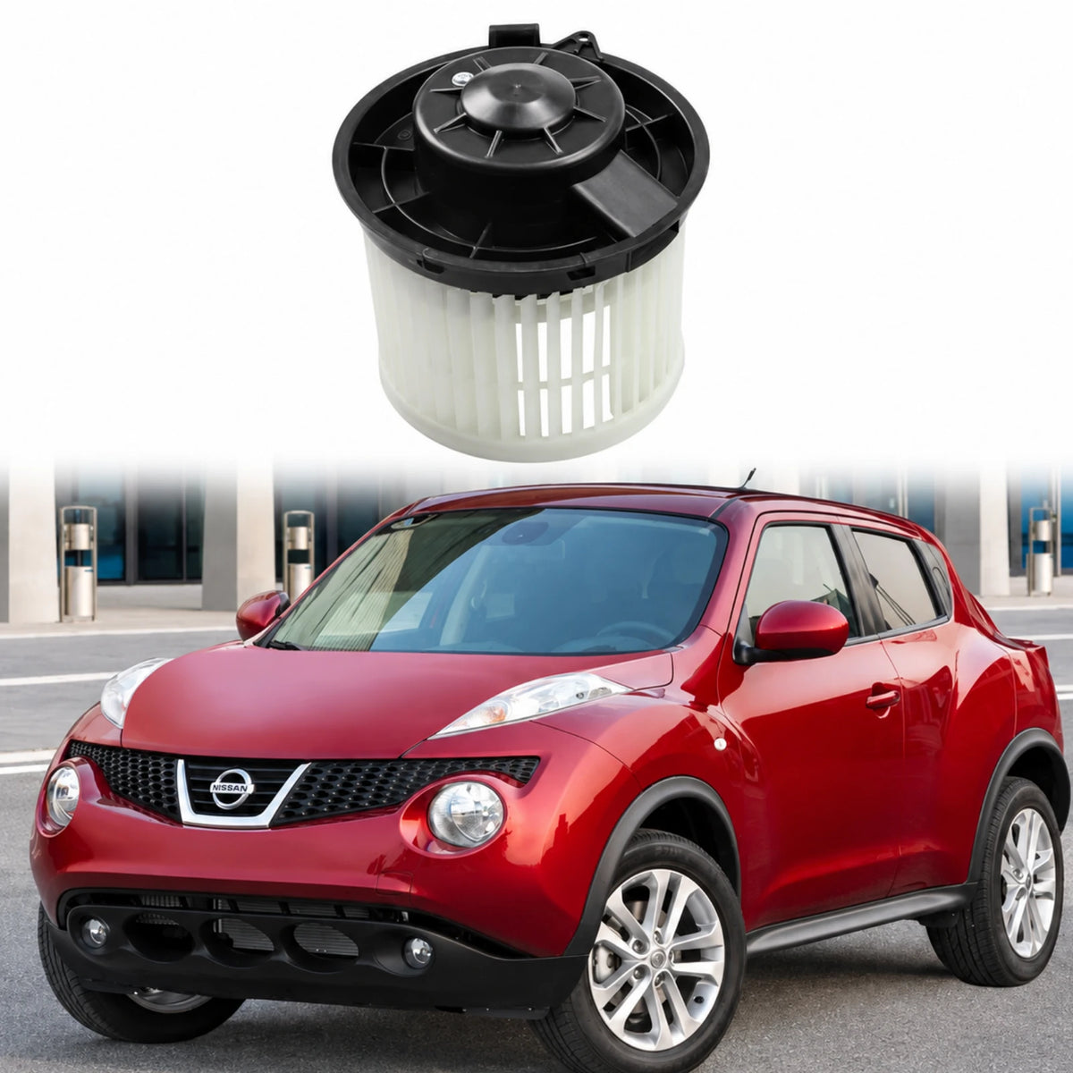 Image of Nissan Juke F15 heater blower fan motor replacement for 2010–2020 models