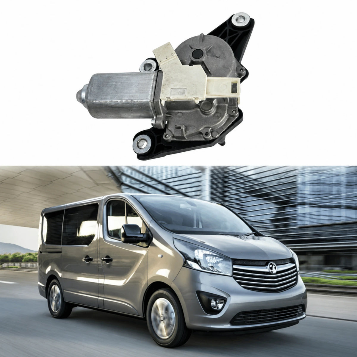 image of Rear Tailgate Wiper Motor for Nissan Primastar and Renault Trafic II 2871000QAC