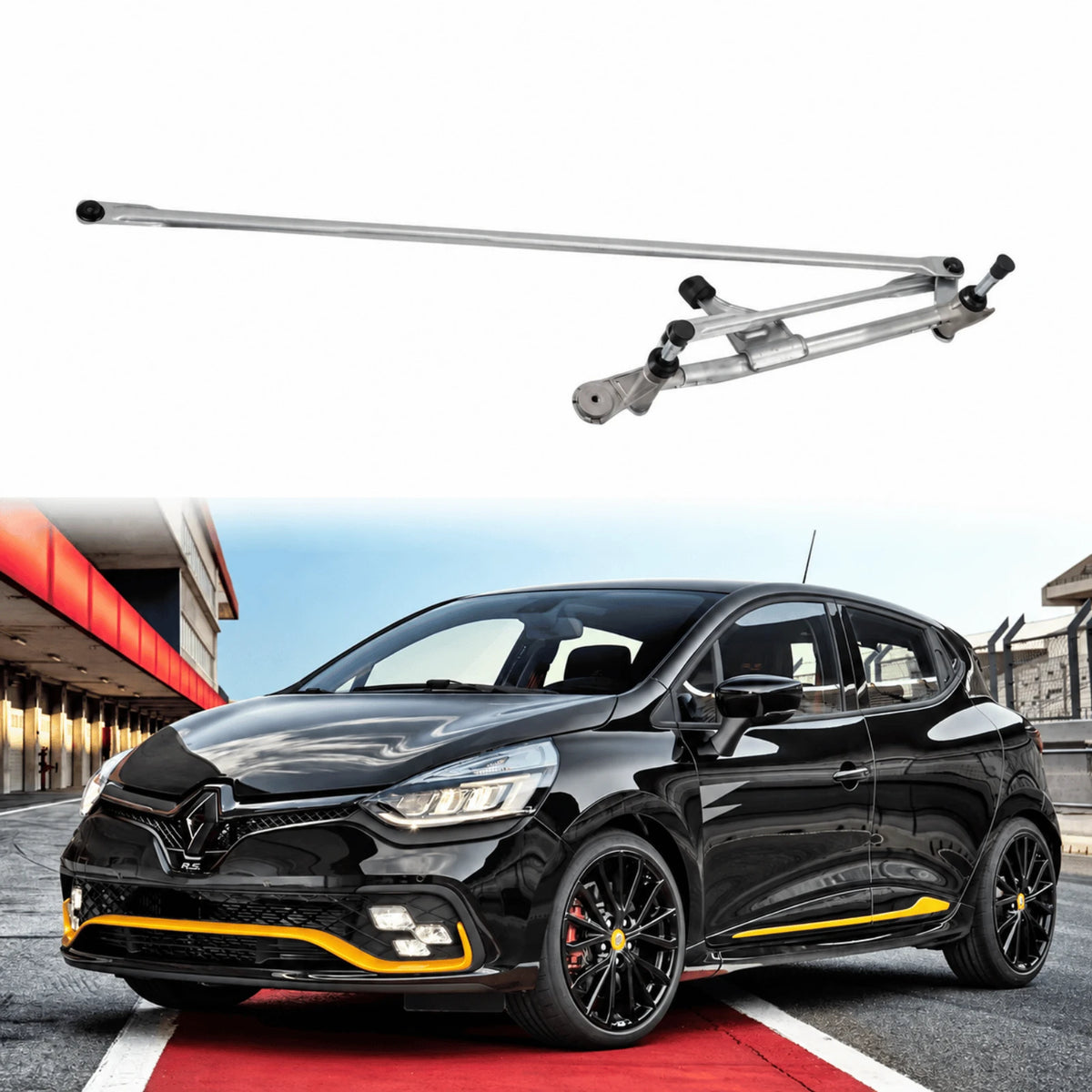 image of Renault Clio MK4 Right Hand Drive Windscreen Wiper Linkage 288603753R