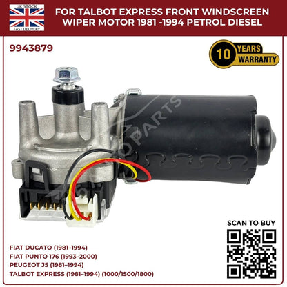 image of Peugeot Front Windscreen Wiper Motor Replacement 1981–2000 9943879
