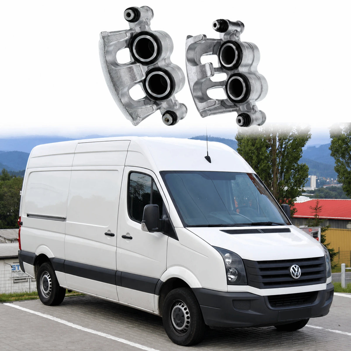 Image of 2E0615101 2E0615102 Brake Calipers for Volkswagen Crafter Sprinter