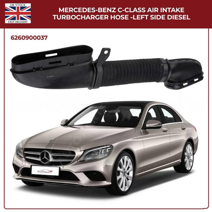 For Mercedes‑Benz C‑Class Diesel Air Intake Turbo Hose (Left Side) — A6260900037