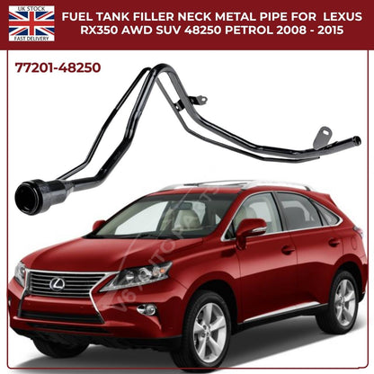 Fuel Tank Filler Neck Pipe For Lexus RX350 / RX270 (2008–2015, AWD & FWD, Petrol) | OE Ref 77201‑48250