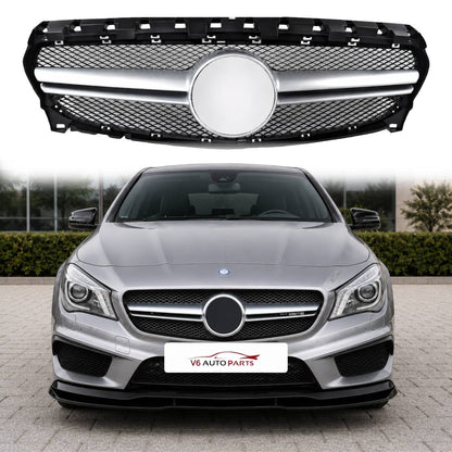 For Mercedes-Benz CLA-Class W117 Front Radiator Grille – CLA220 / CLA250 (2017–2019 Facelift Upgrade)