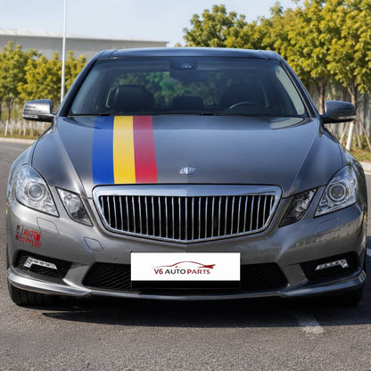 For Mercedes-Benz E-Class W212 Front Bumper Chrome Grille (E200 / E250, Pre-Facelift 2009‑2013)