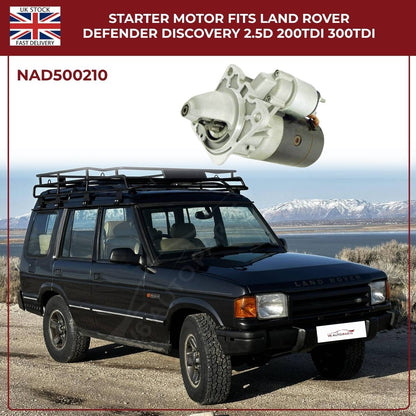 Image of Land Rover 2.5D 200TDi 300TDi Engine Starter Motor