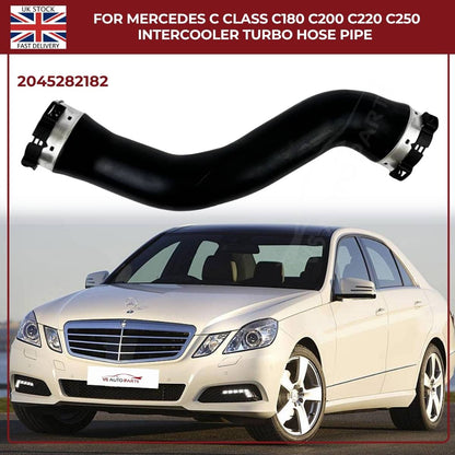 Mercedes C‑Class Intercooler Turbo Hose Pipe – C180 C200 C220 C250 | OE 2045282182 – Black Grille