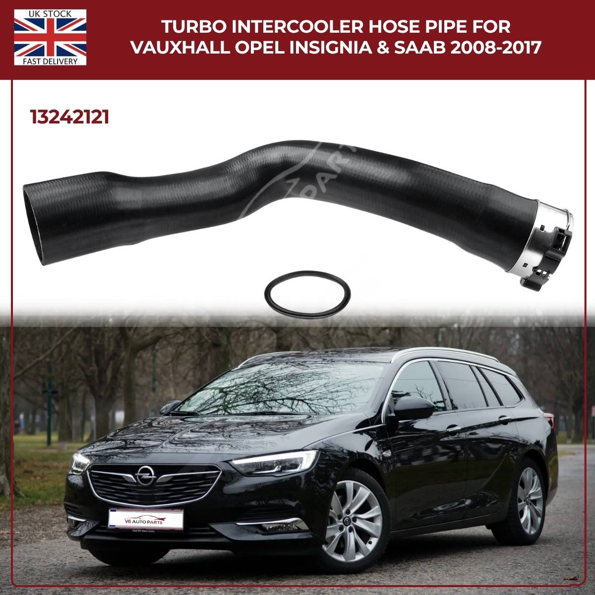 Turbo Intercooler Hose Pipe For Vauxhall Opel Insignia A & SAAB (2008-2017) 13242121