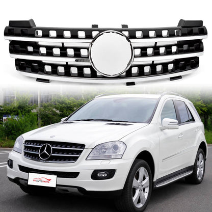 Frontstoßstangengrill für 2005 bis 2008 Mercedes Benz W164 M-Klasse ML320 350 7 Loch 