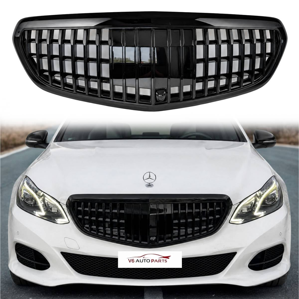 Kühlergrill vorne für Mercedes Benz E-Klasse W212 Maybach 300 63AMG 2013–2016