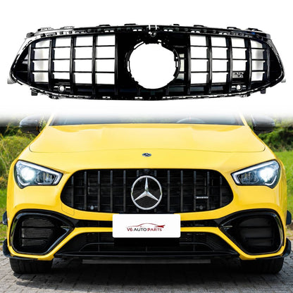 For Mercedes-Benz CLA-Class W118/X118 (2023–2025) GT Panamericana Front Radiator Grille – Fits CLA250d & CLA35 AMG