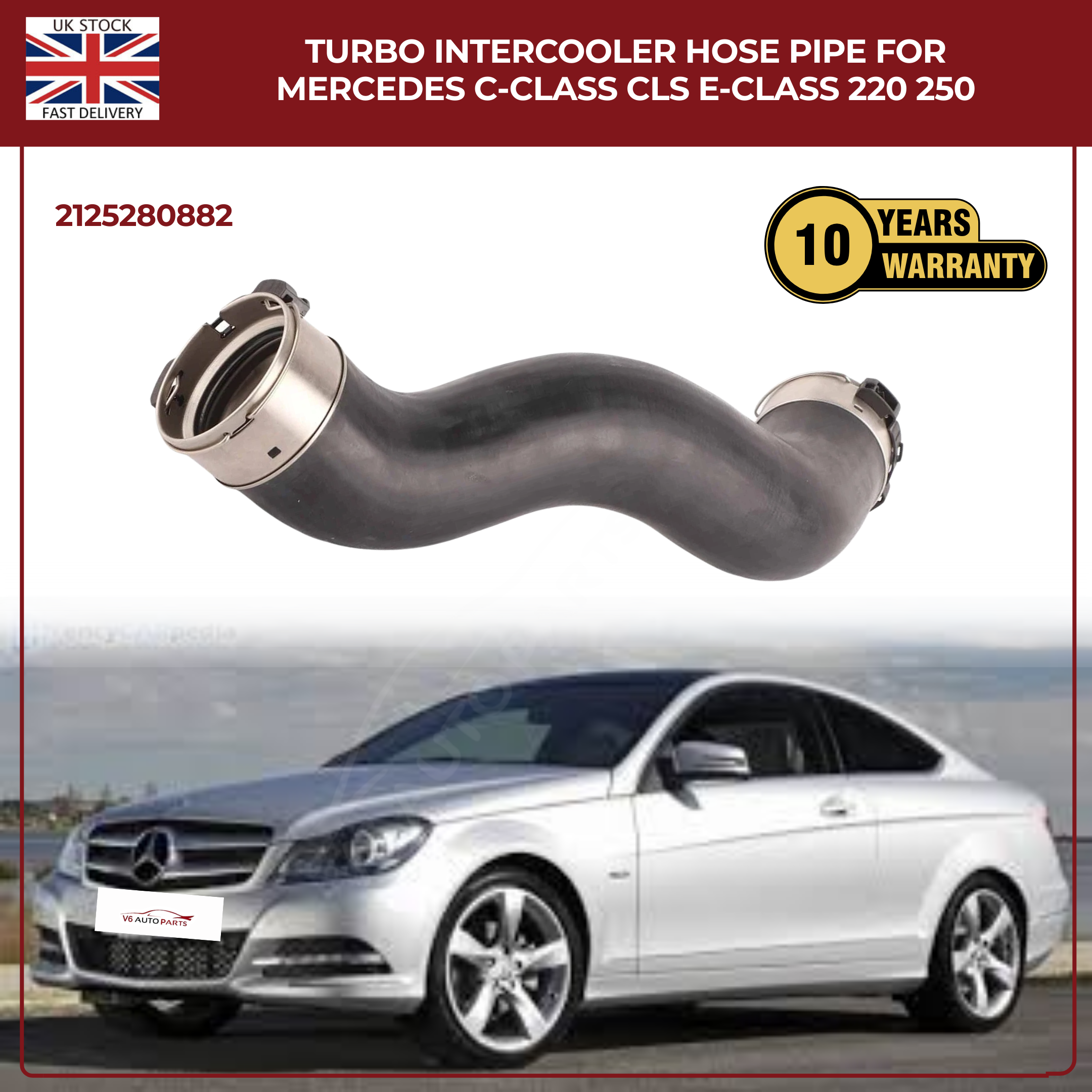 TURBO INTERCOOLER HOSE PIPE FOR MERCEDES C-CLASS CLS E-CLASS 220 250