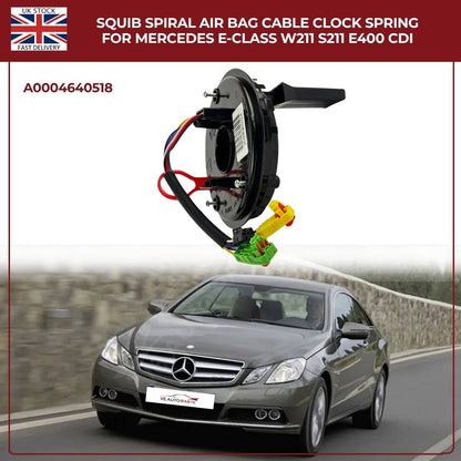Airbag Clock Spring Spiral Cable A0004640518 for Mercedes-Benz E-Class, G-Class & Maybach