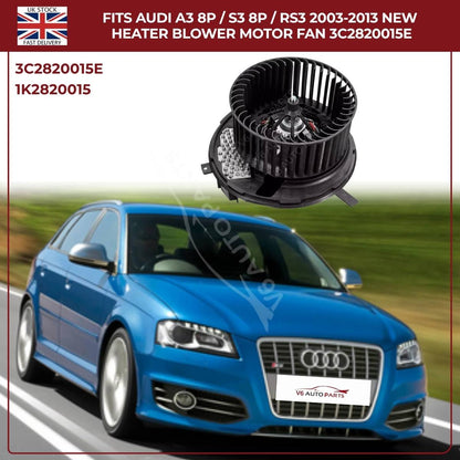 Heater Blower Motor Fan For Audi TT MK2 2006–2014 / A3 8P S3 – OEM 1K2820015A, 3C2820015E