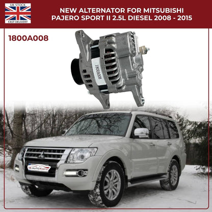1800A008 Alternator – Mitsubishi L200 2008–2015 / Pajero Sport II 2.5L Diesel