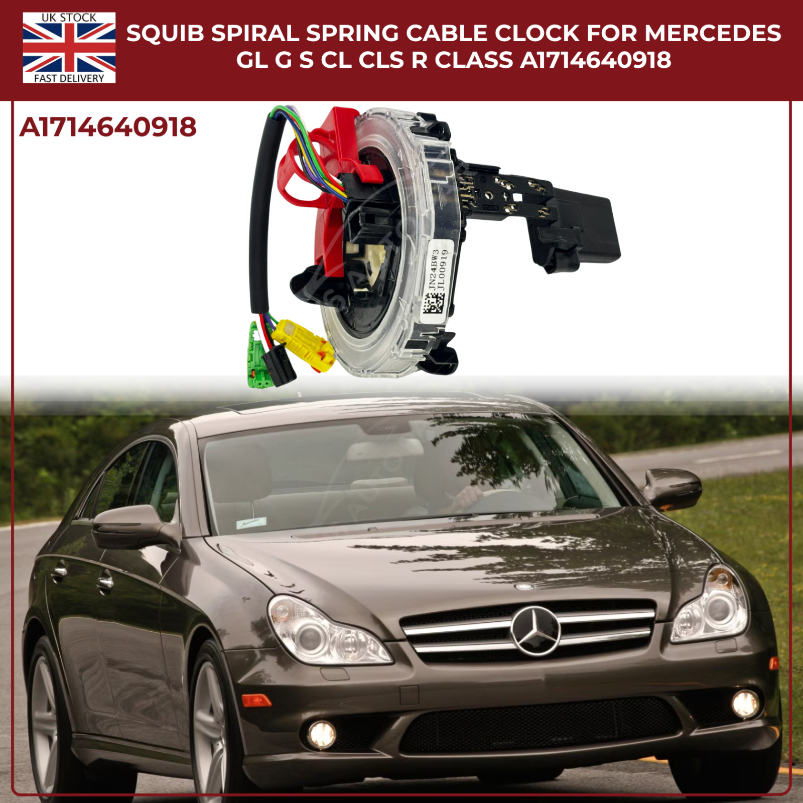 Squib Spiral Spring Cable Clock For Mercedes GL G S CL CLS R Class