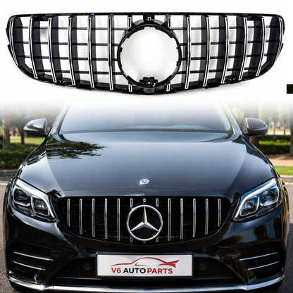 For Mercedes-Benz GLC-Class X253 GT Front Radiator Grille – Fits GLC220, GLC300, GLC43 (2015–2019)