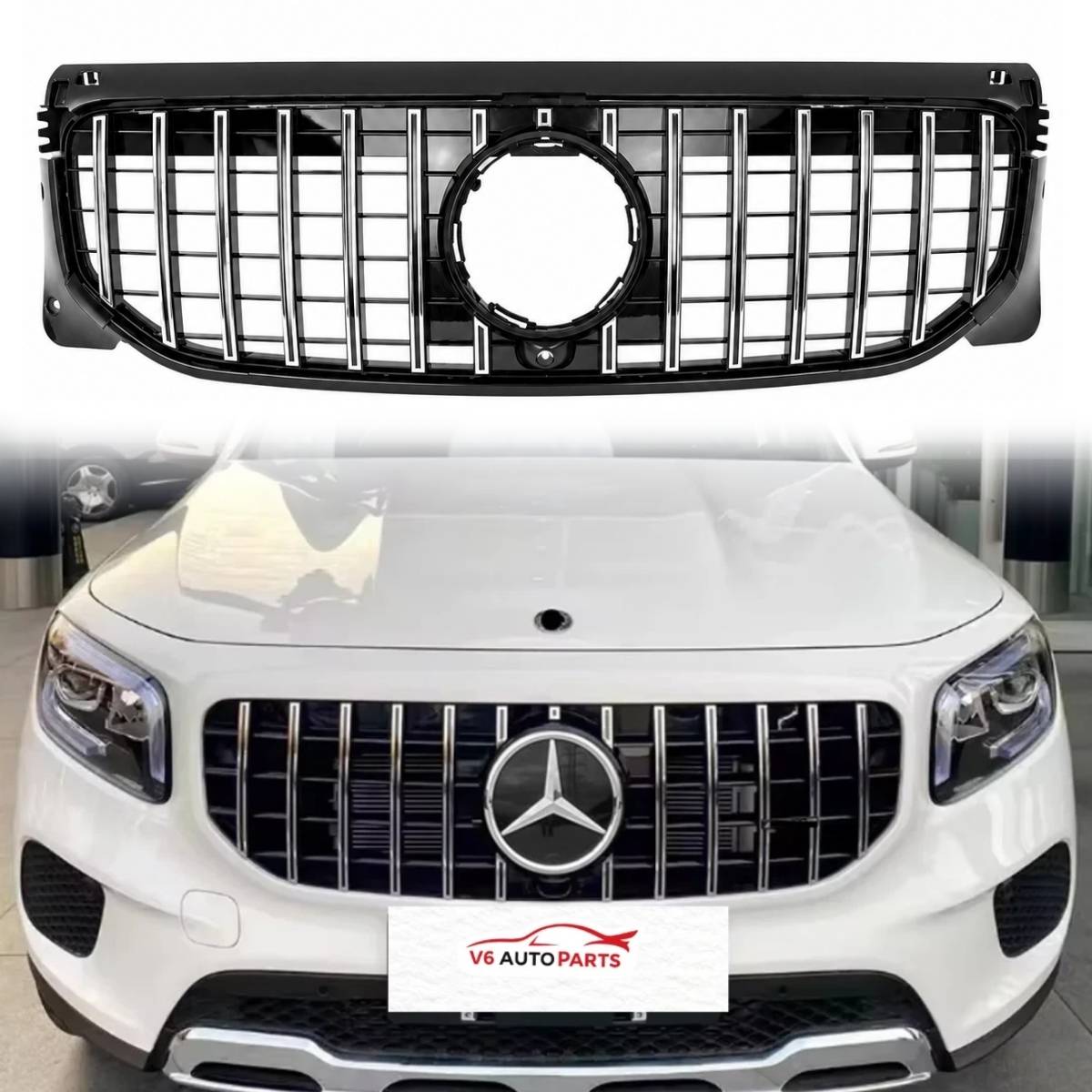Mercedes-Benz GLB-Class X247 Panamericana Front Radiator Grille (2019–2024) – AMG Line GT | GLB180 GLB200 GLB220 GLB250 GLB35