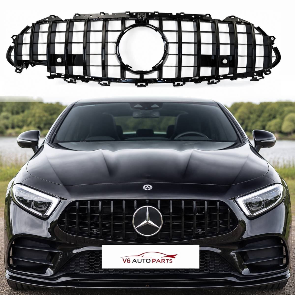 For Mercedes-Benz CLS-Class C257 GT Front Radiator Grille – Fits CLS300 & CLS350 (2019–2023)