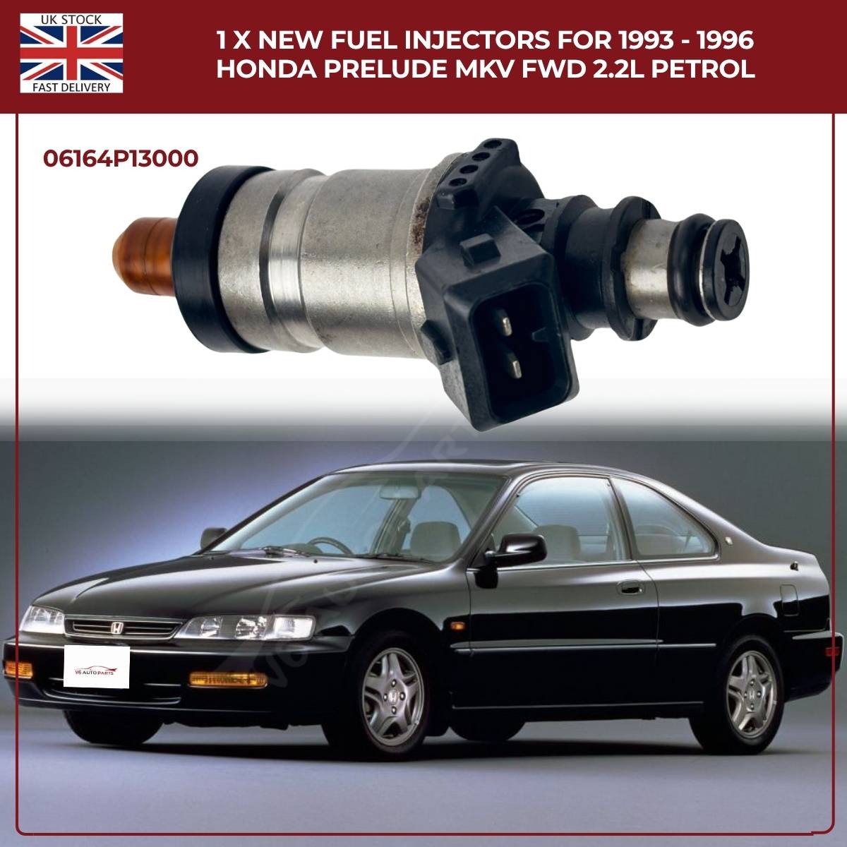Fuel Injector  For Honda Prelude MKV (1993–1996)– FWD 2.2L Petrol | OEM Direct Fit Replacement