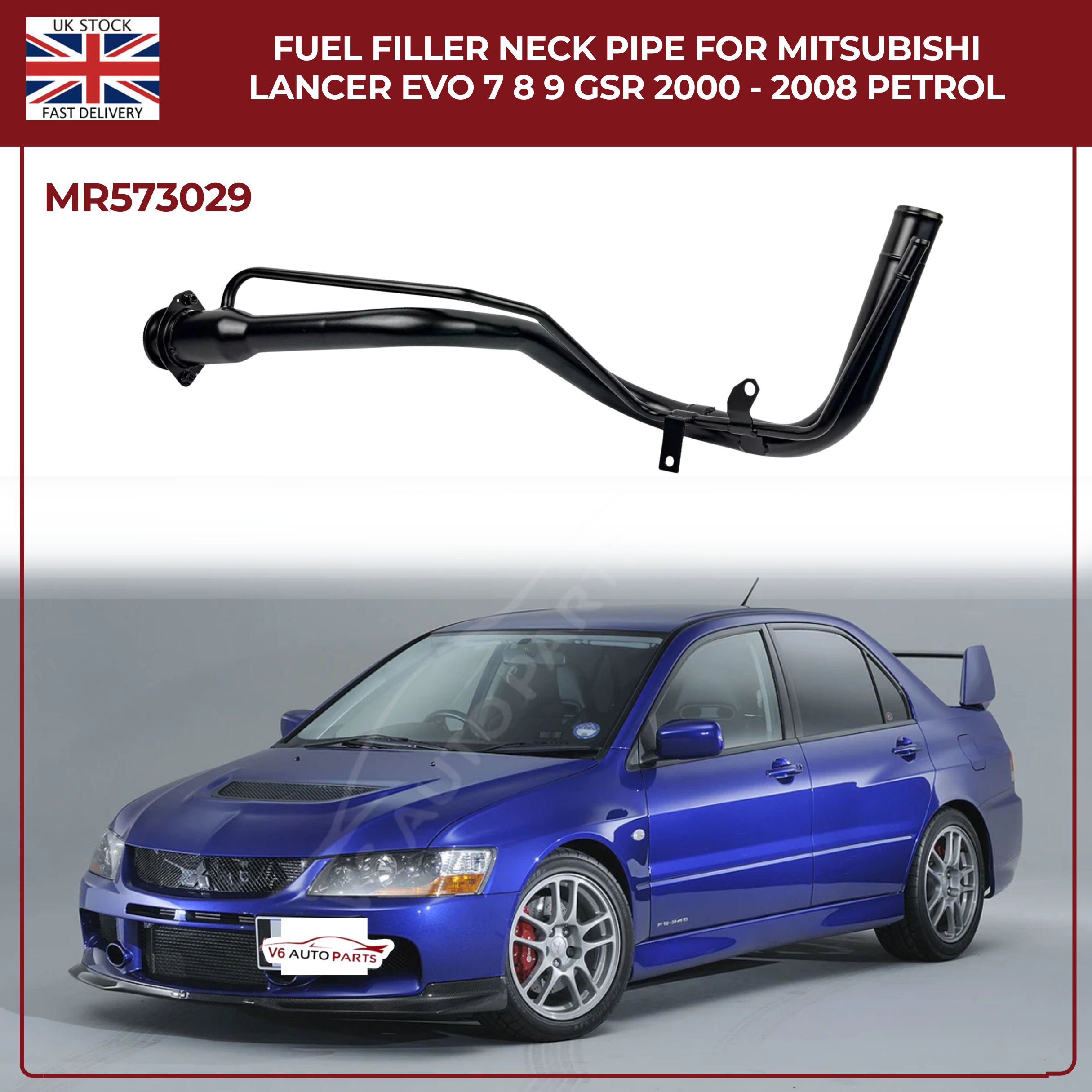 NEU Lancer Evolution EVO V11 IX 7 8 9 GSR FQ RS11 GT Kraftstofftank-Einfüllstutzen 