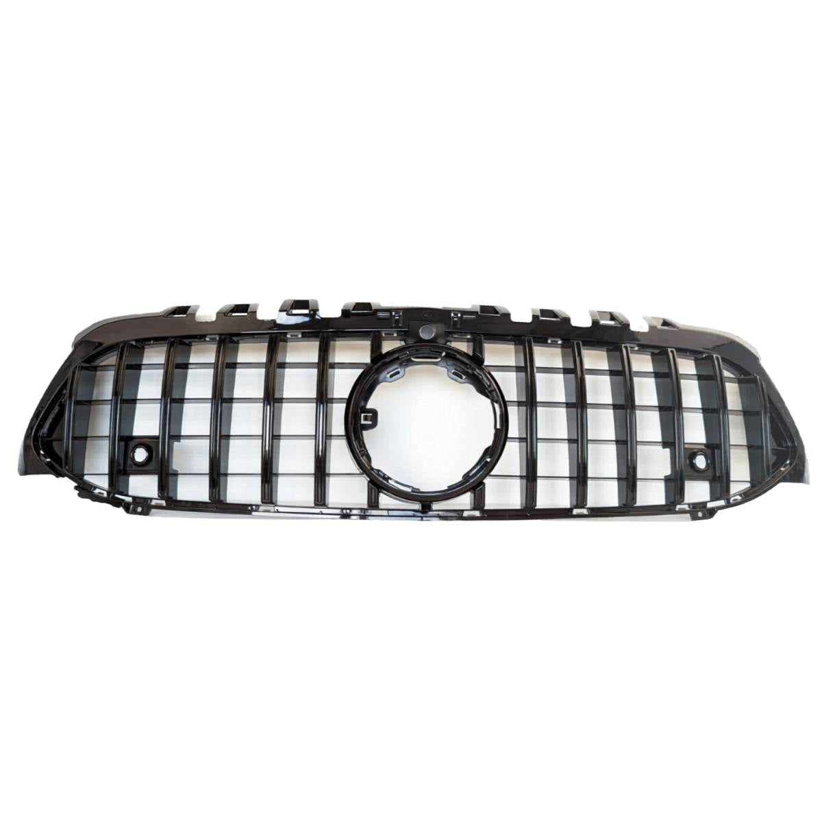 For Mercedes-Benz A-Class W177/V177 GT Panamericana Front Radiator Grille – Gloss Black (A200, A250, AMG A35, 2018–2023)