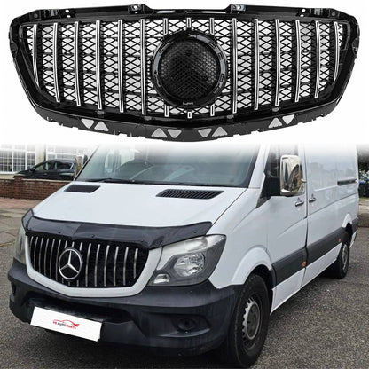 For Mercedes-Benz Sprinter W906 Front Radiator Grille 309 CDI GT Panamericana – 2013-2017 Facelift