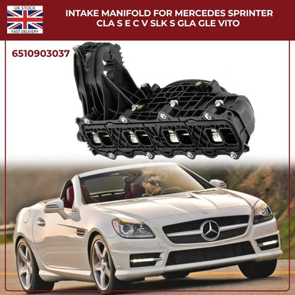 Intake Manifold OEM 6510903037 – Mercedes Sprinter, CLA, S-Class, E-Class, C-Class, Vito, SL, GLA, GLE