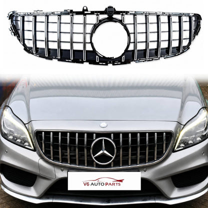 For Mercedes CLS W218 (2014‑2018) Front Radiator Grille – Panamericana AMG Style for CLS350