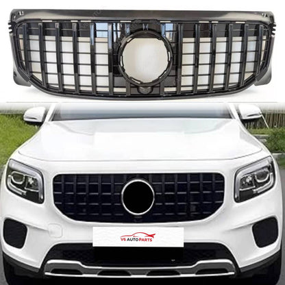 For Mercedes‑Benz GLB‑Class X247 (2019–2023) GT Panamericana Front Radiator Grille – Gloss Black Upgrade for GLB220