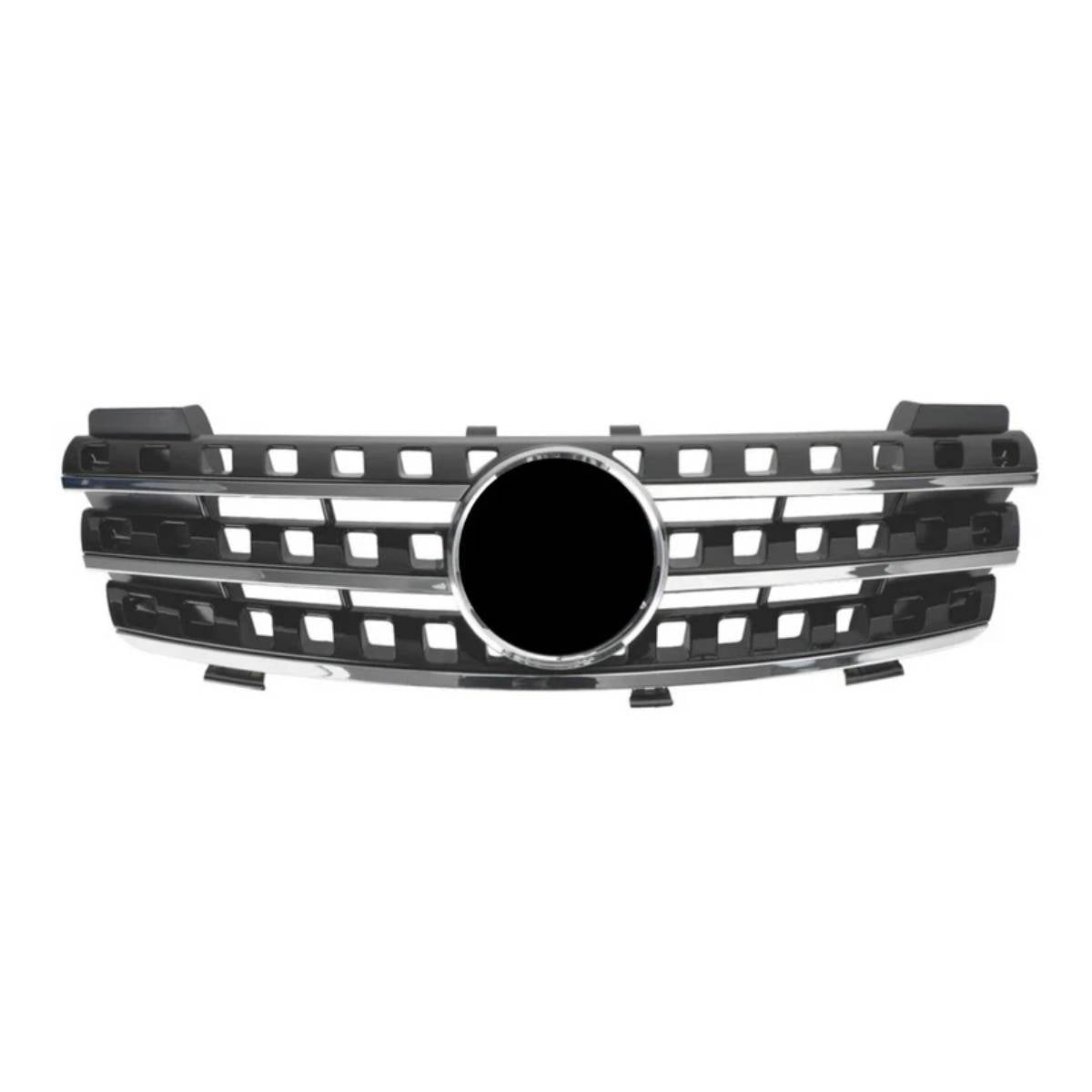 Front Bumper 7-Hole Black Grille – Mercedes M-Class W164 (2005–2008) ML320 ML350