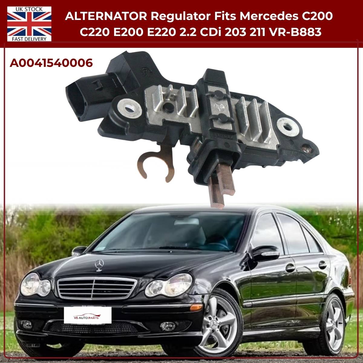 VR-B883 Alternator Voltage Regulator – Mercedes C & E-Class CDI Diesel 2.2L / 2.7L