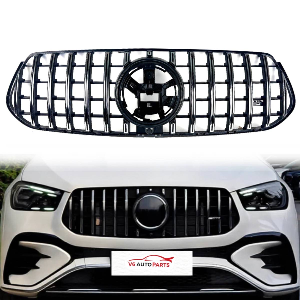 Front Bumper Chrome Panamericana GT Grille – Mercedes-Benz GLE-Class W167/C167 (2024+)