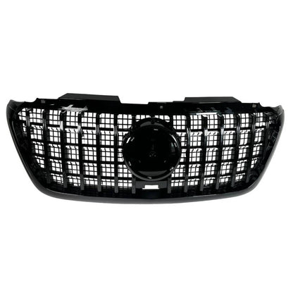 For Mercedes-Benz Sprinter W907 Panamericana Gloss Black Front Bumper Grille 2018–2025 – Cab & Van