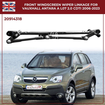 Front Windscreen Wiper Linkage Assembly – Fits Vauxhall Opel Antara 2007‑Onwards (Diesel & Petrol) | OE Ref 20914318