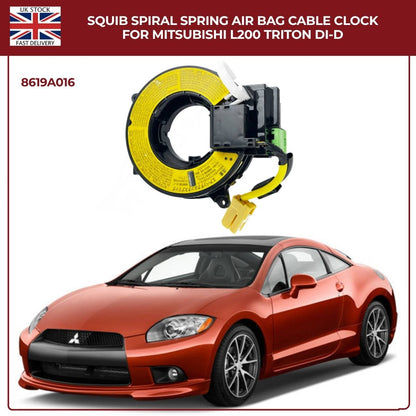 Squib Spiral Spring Airbag Clock Cable for Mitsubishi L200 Triton DI-D