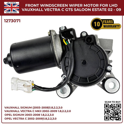 Front Windscreen Wiper Motor LHD For Opel Signum 2003‑2008 / Vauxhall Vectra C 2002‑2009 | Part 1273071