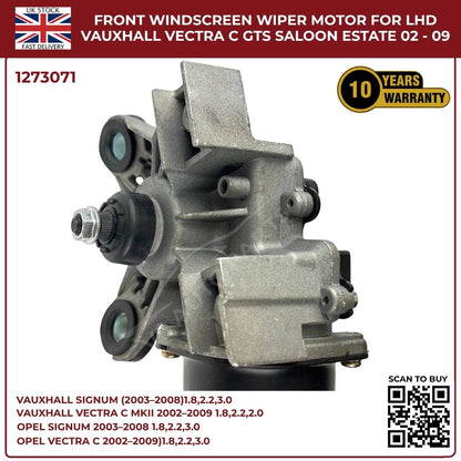 Front Windscreen Wiper Motor LHD For Opel Signum 2003‑2008 / Vauxhall Vectra C 2002‑2009 | Part 1273071