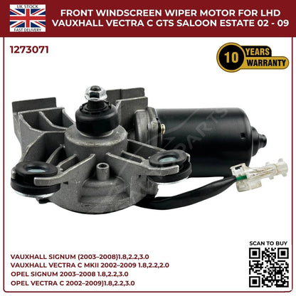 Front Windscreen Wiper Motor LHD For Opel Signum 2003‑2008 / Vauxhall Vectra C 2002‑2009 | Part 1273071