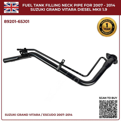 Image of 89201-65J01 fuel tank filler neck for Suzuki Grand Vitara 2007–2014