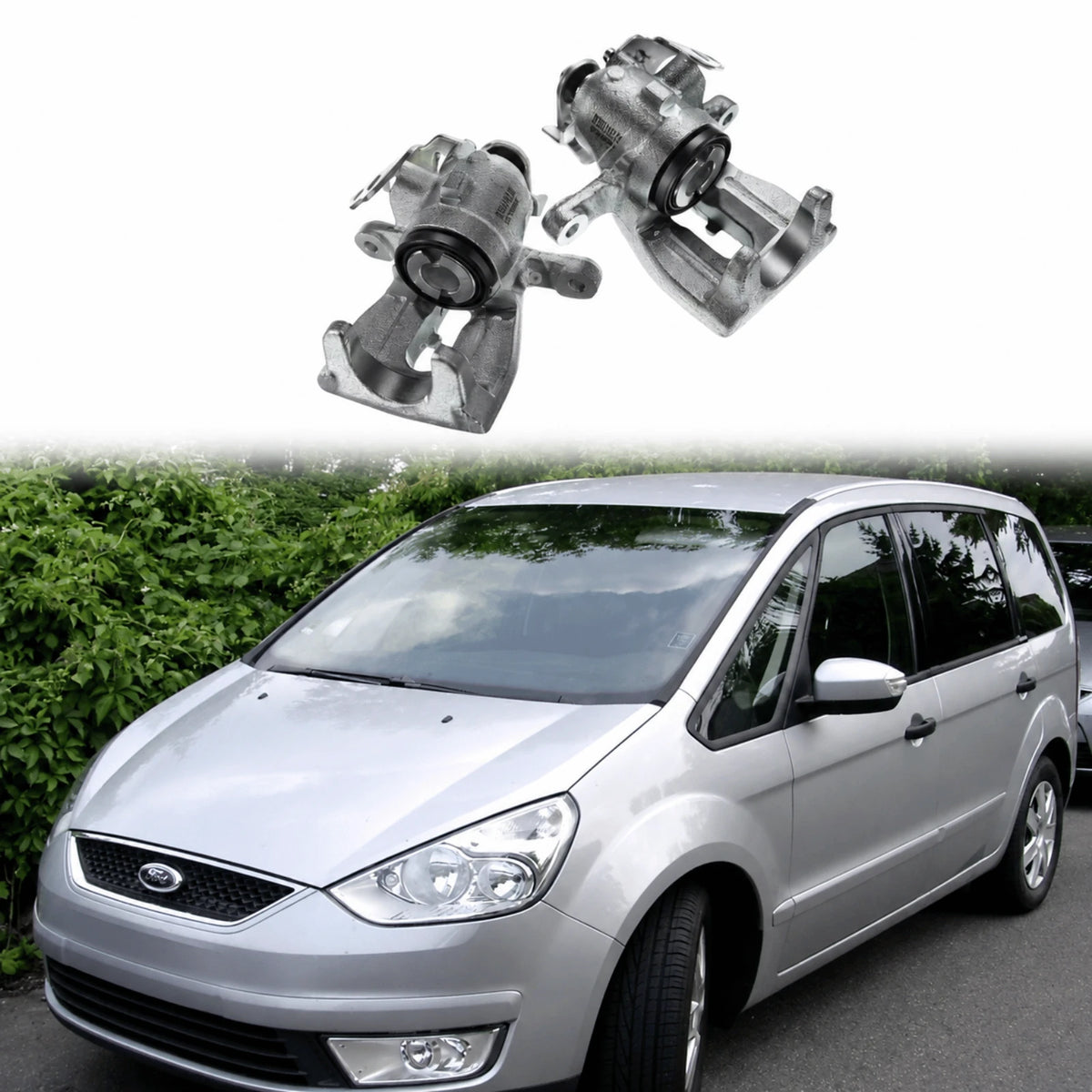 Image of Left and Right Rear Brake Caliper Pair 343977 for Ford Galaxy Kuga S-Max