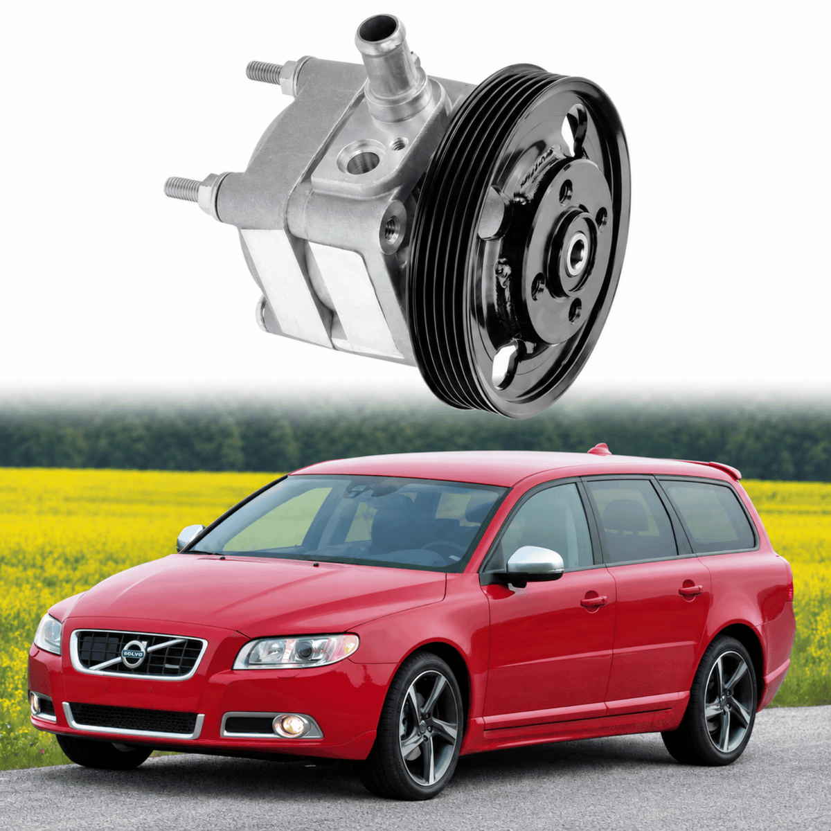 Image of power steering pump 36002641 / 31280320 for Volvo V70 III 2006–2011