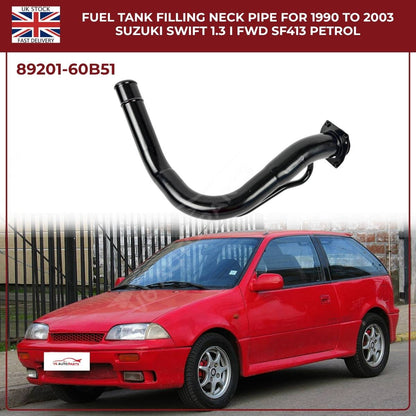 Fuel Tank Filler Neck Pipe For Suzuki Swift 1.3 (1990–2003) & Subaru Justy Mk2 1.3 Petrol – OEM‑Spec Replacement