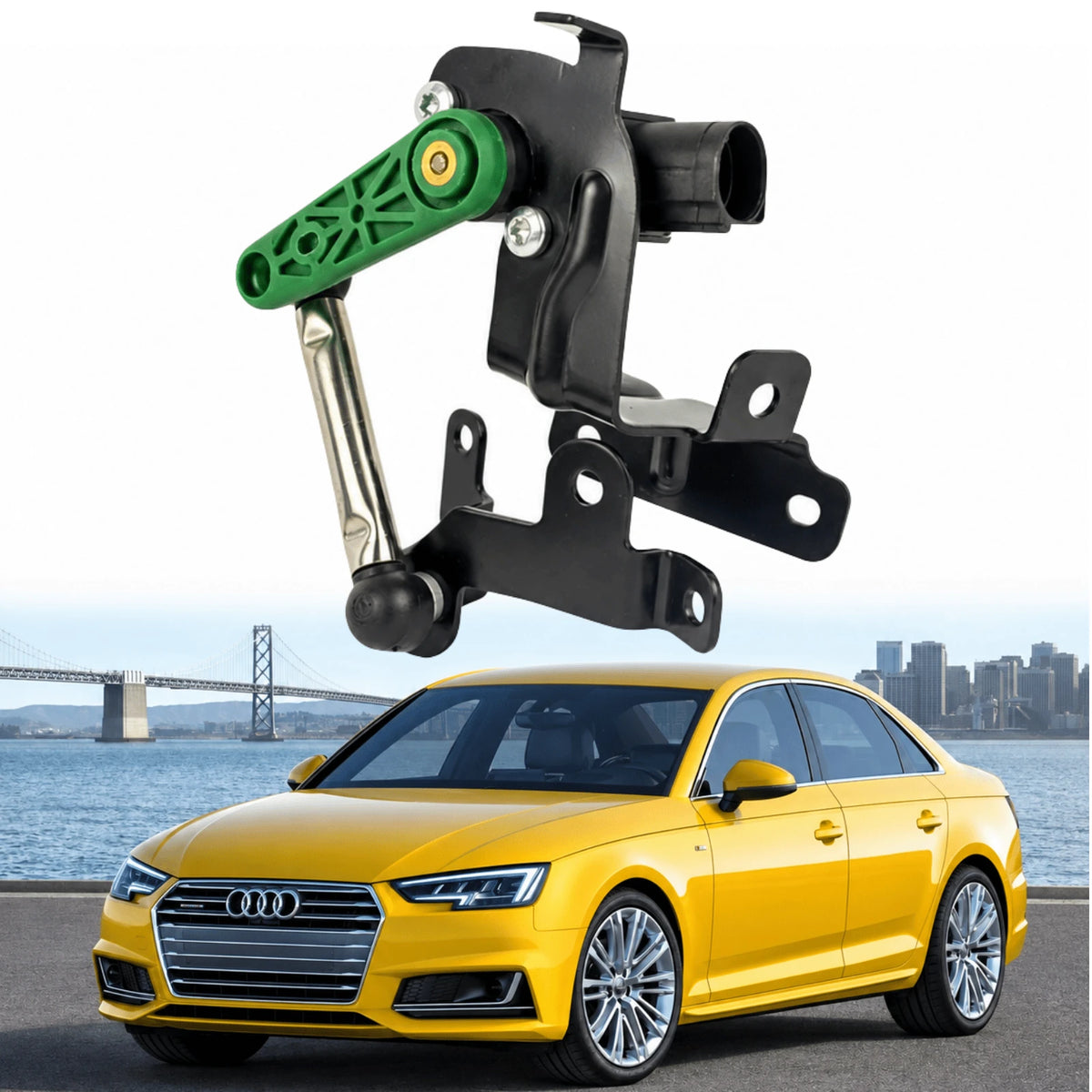 Image of rear left headlight levelling sensor for VW Passat 2011-2015
