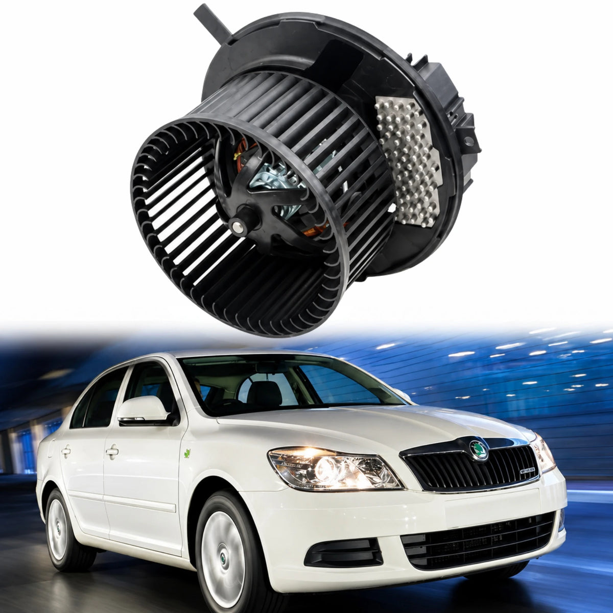 Image of Replacement Cabin Blower Fan 3C2820015F for VW Audi and Skoda Models