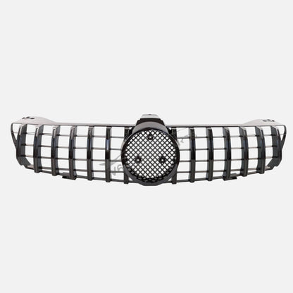 For Mercedes CLS-Class W219 GT Front Grille – Gloss Black Radiator Grill Upgrade (2005–2008)