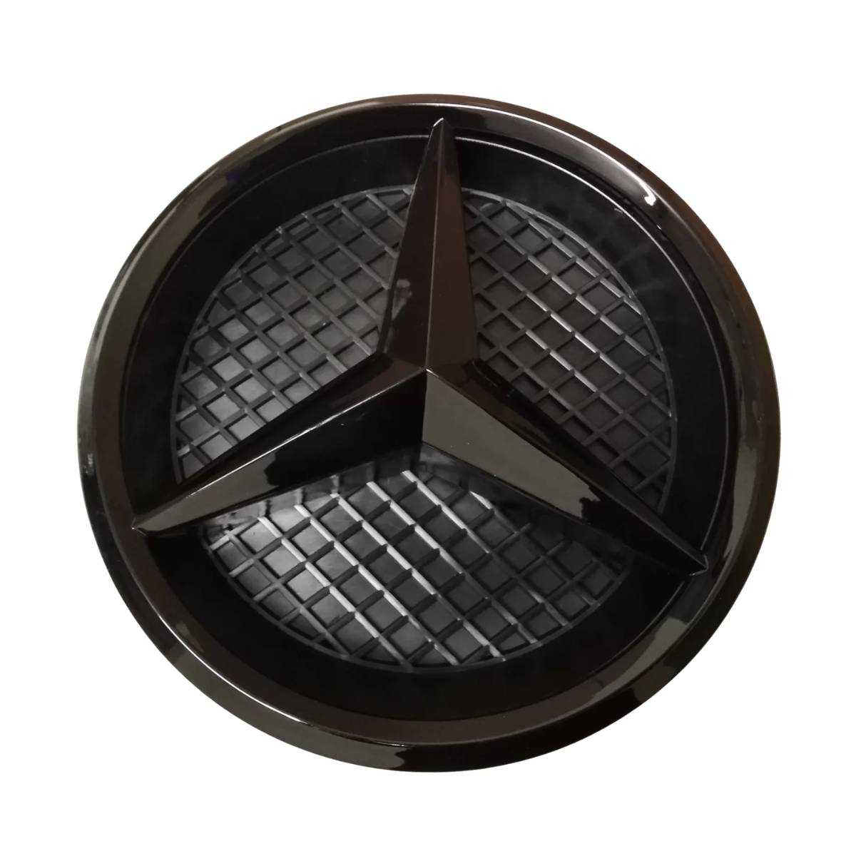For Mercedes-Benz A-Class W177 Front Grille Black Star Emblem Badge (2018–2021 Hatchback & Sedan)